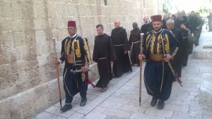 Franciscan monk procession
