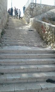 The stairs after. Well done!