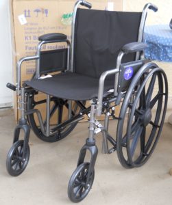 Wheelchair for illustrative purposes